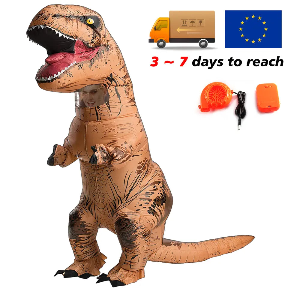 Costume T-Rex - Marron