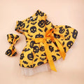 Robe citrouille pour animaux de compagnie