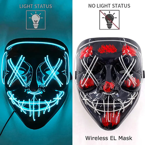 Masque LED - Bleu