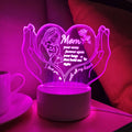 Veilleuse coeur personnalisable