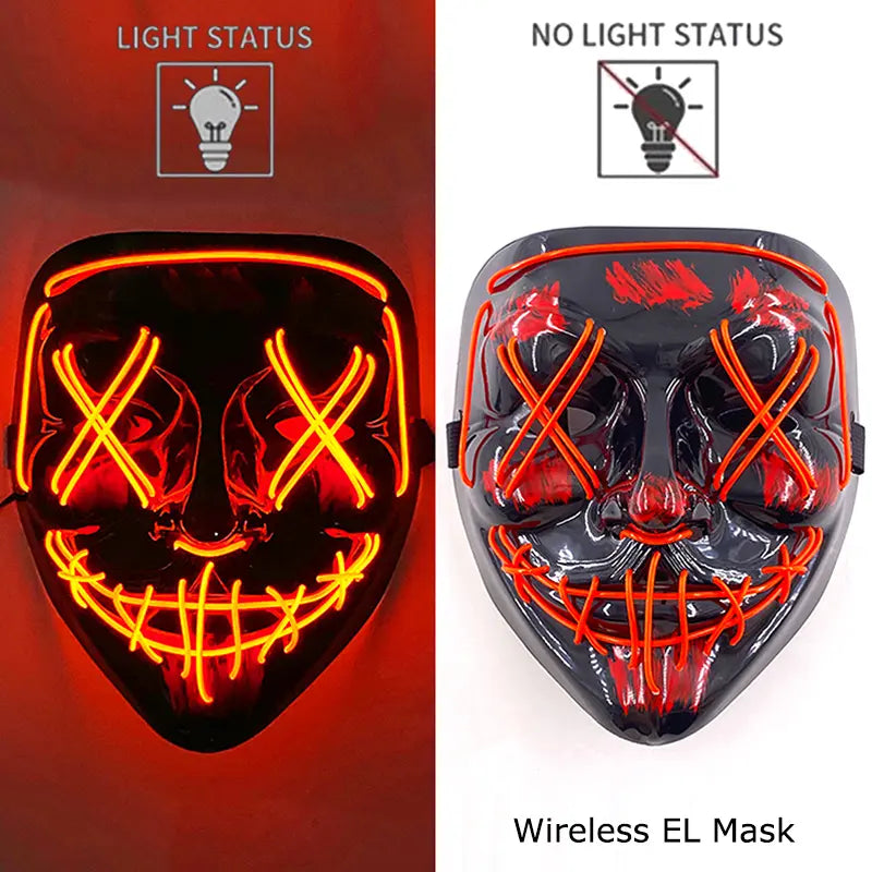 Masque LED - Rouge