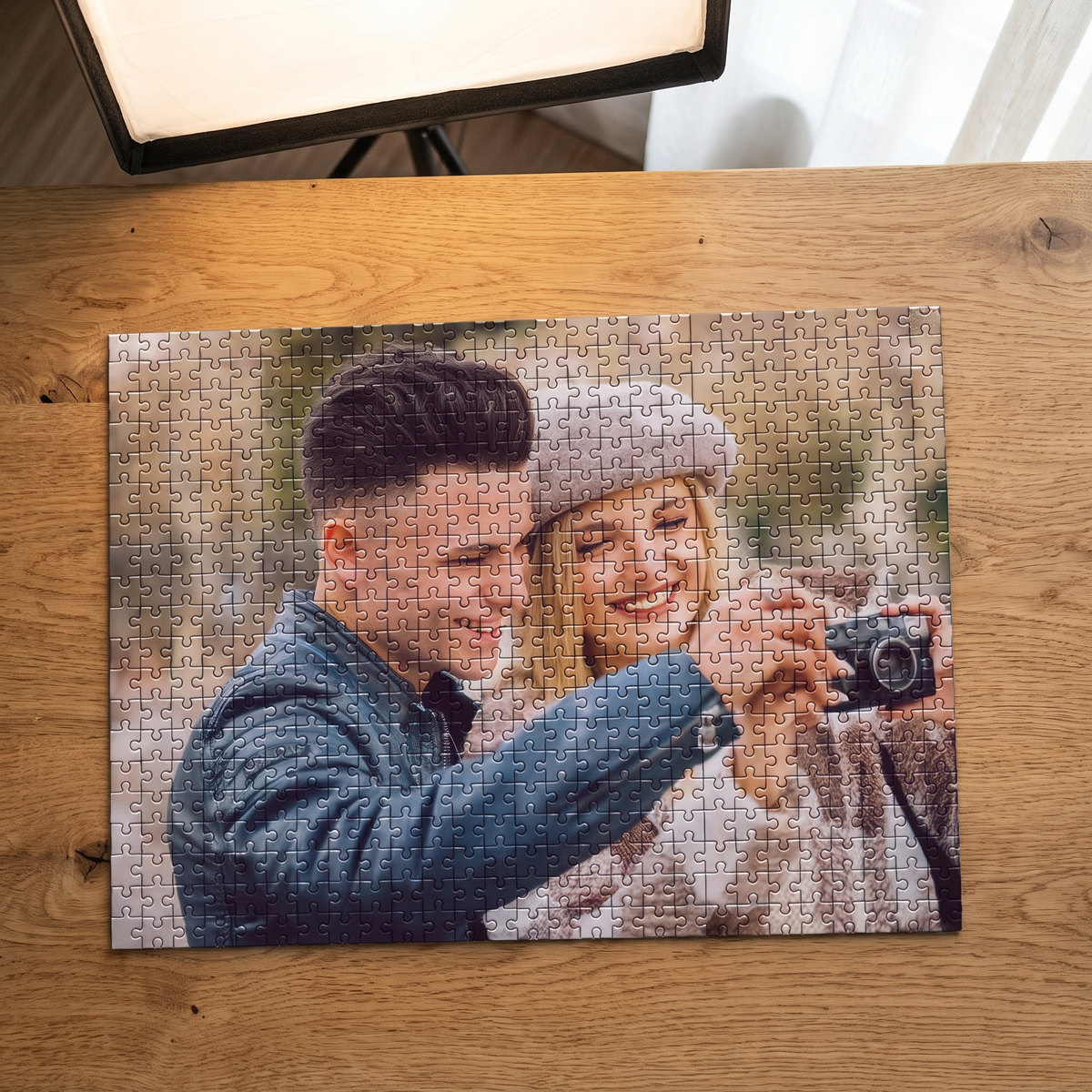 Puzzle photo personnalisé - vue table