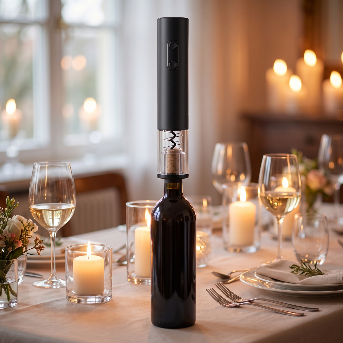 Coffret ouvre-bouteille - table festive