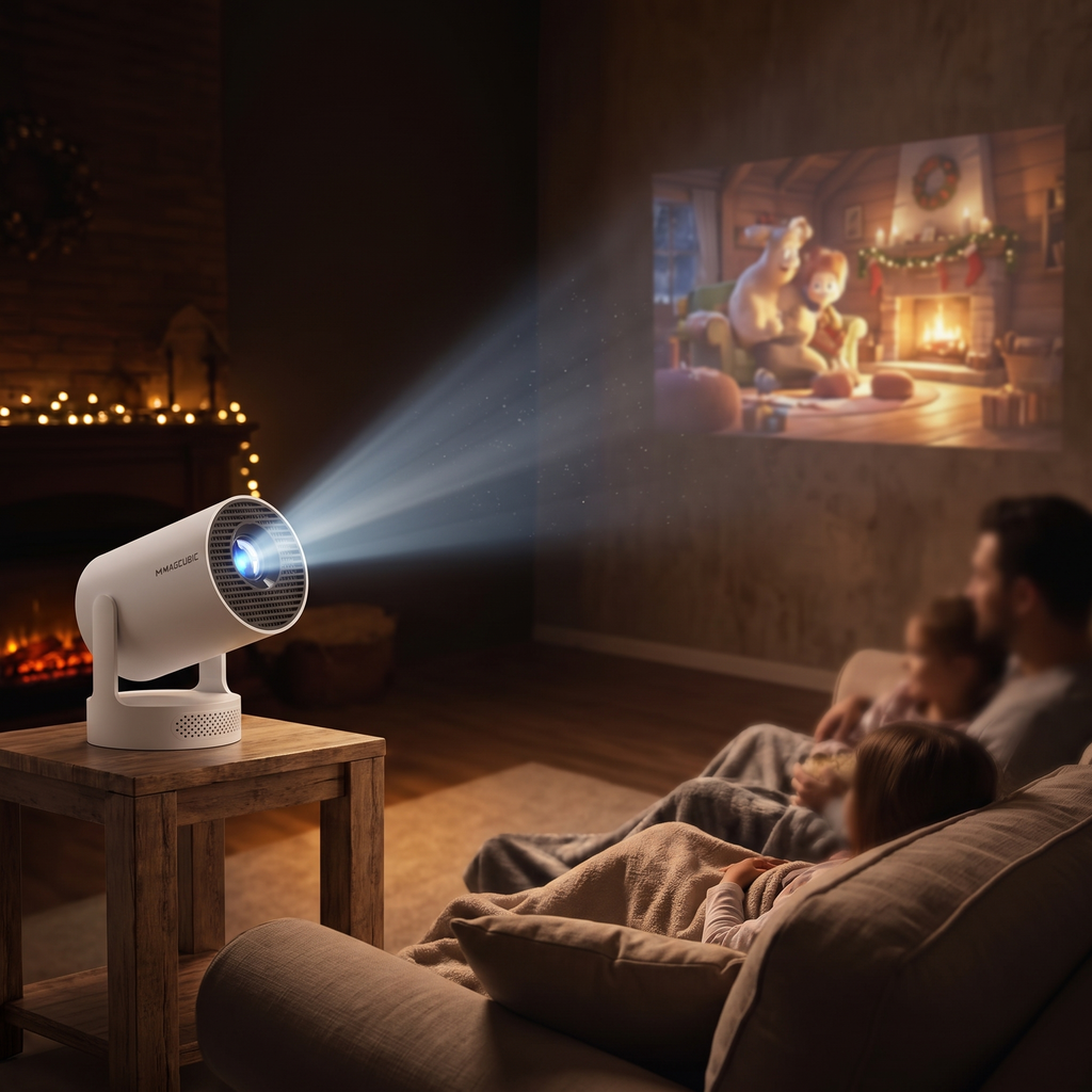 Mini projecteur - soirée cinéma maison