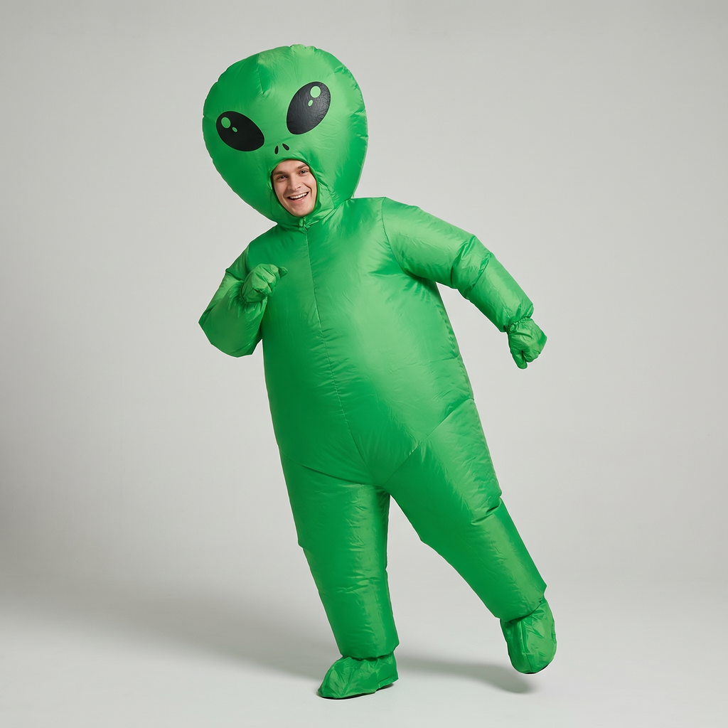Costume Alien - pose dynamique