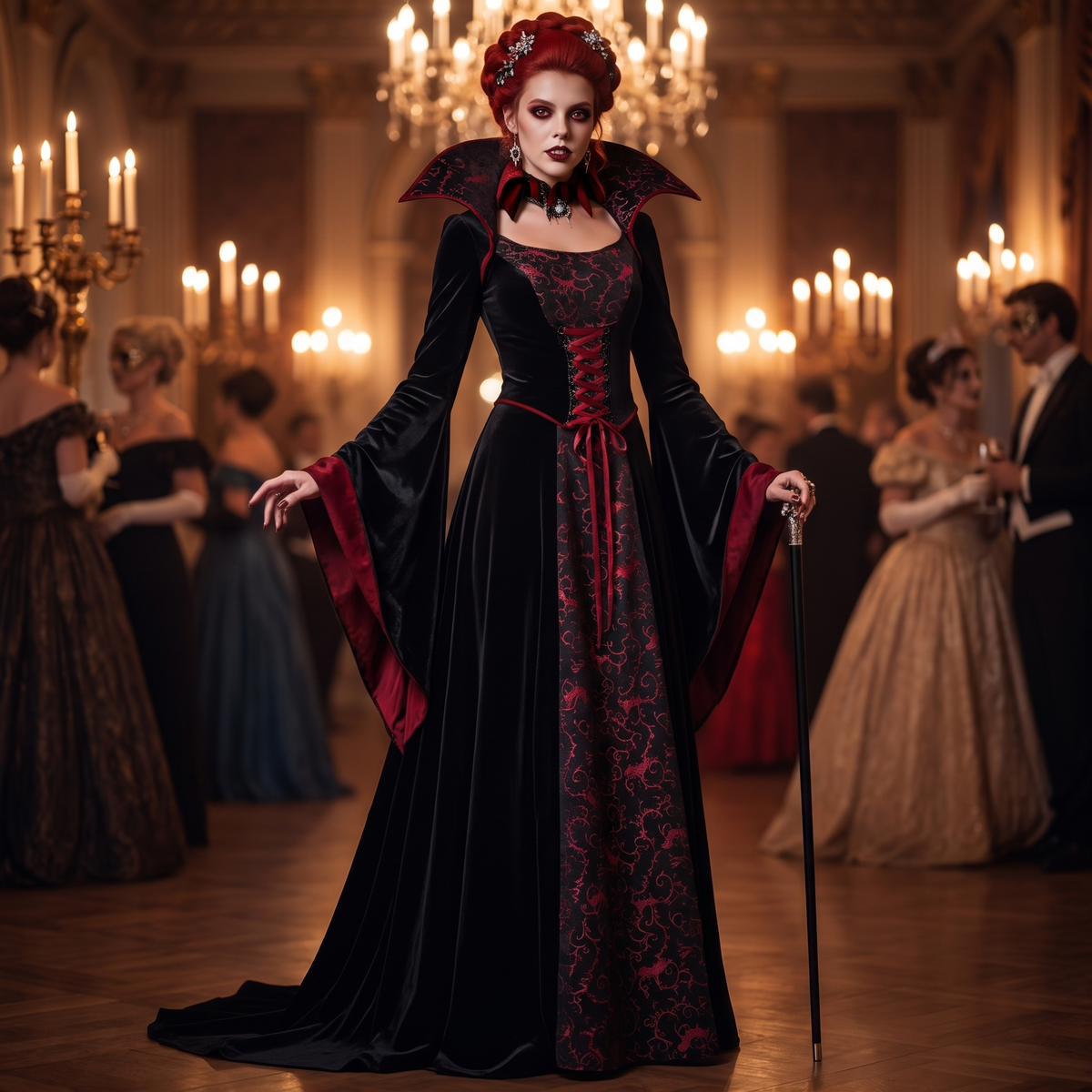 Robe sorcière vampire - bal masqué