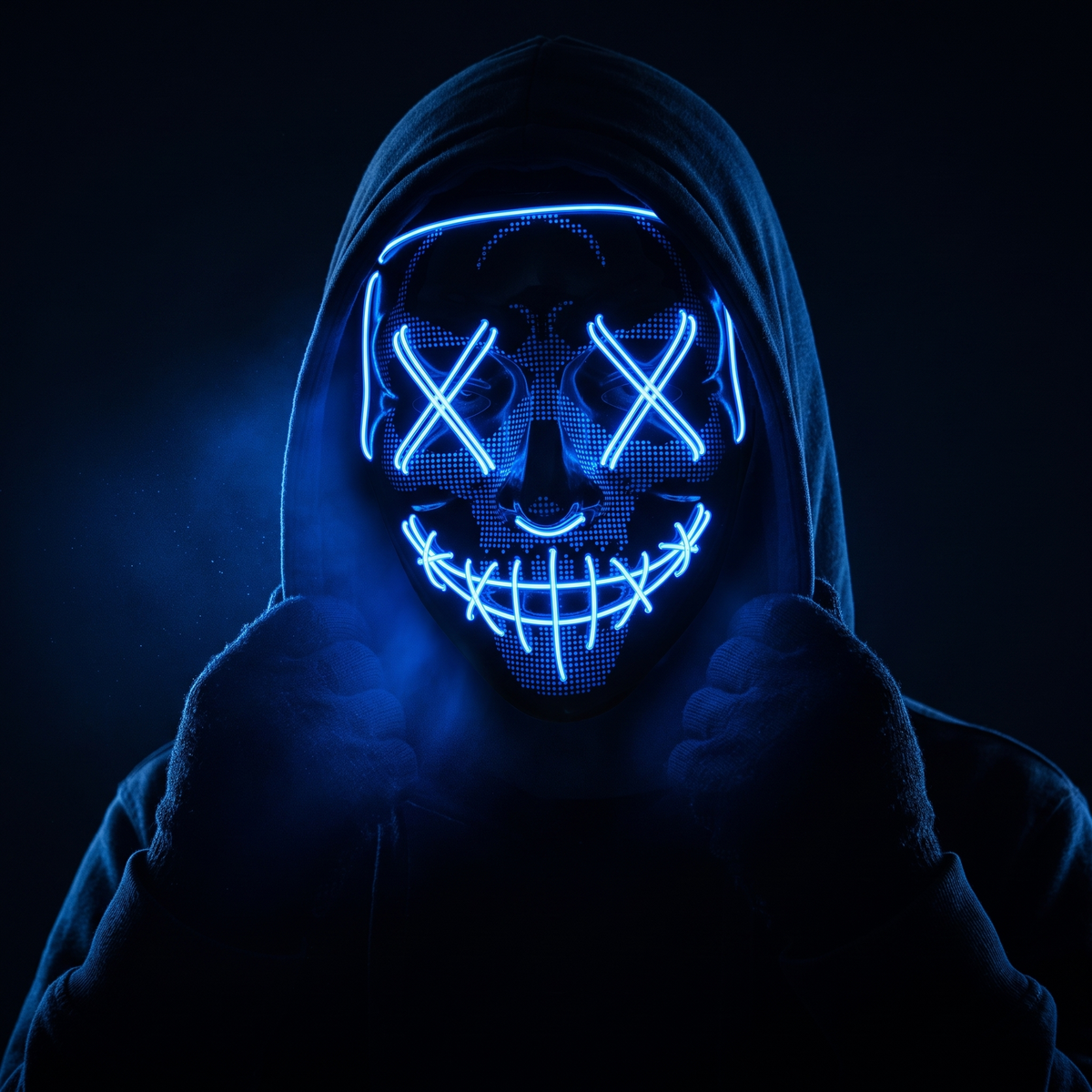 Masque LED - Bleu